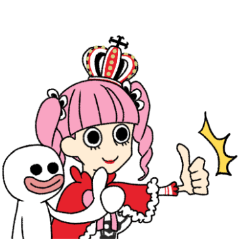 [LINEスタンプ] 「ONE PIECE」ペローナとゆかいな仲間たち
