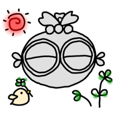 [LINEスタンプ] 遮光器土偶さん達