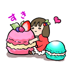 [LINEスタンプ] ほんわか☆ガーリースタンプ～日常・挨拶～