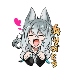 [LINEスタンプ] 狼人間 ぬゐめちゃん