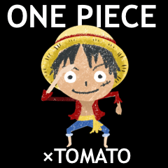 [LINEスタンプ] ONE PIECE ×トマト【毎日便利】