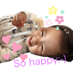 [LINEスタンプ] 幸せです