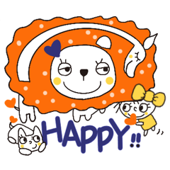 [LINEスタンプ] HAPPYな毎日がやってくる！