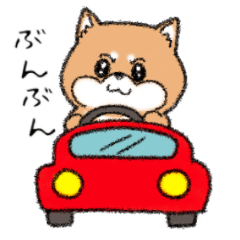 [LINEスタンプ] むちっと柴犬