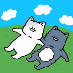 [LINEスタンプ] ふわふにゃんこ