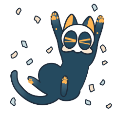 [LINEスタンプ] ほねこ