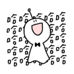 [LINEスタンプ] アンテナエイリアン