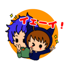 [LINEスタンプ] 猫耳パーカー女子の日常スタンプ+α。