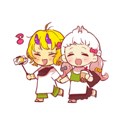 [LINEスタンプ] とにぱにちゃん