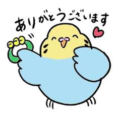 [LINEスタンプ] 打楽器だいすき鳥さん