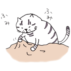 [LINEスタンプ] 飼い猫マー子3（ゆるゆる編）