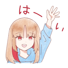 [LINEスタンプ] インナーカラーの双子