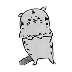 [LINEスタンプ] ゆる〜り びば夫くん。