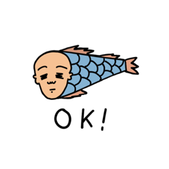 [LINEスタンプ] 魚くん。