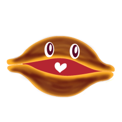 [LINEスタンプ] どら焼きちゃん