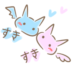 [LINEスタンプ] 【日常ver.】悪魔と天使「こころん」