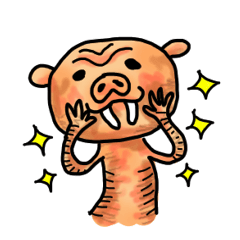 [LINEスタンプ] ハダカデバネズミの日常用スタンプ