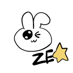 [LINEスタンプ] うさぎのルナちゃん2