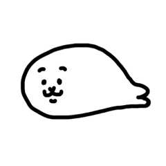 [LINEスタンプ] チキンのようなアザラシ