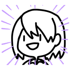 [LINEスタンプ] いた、わたし