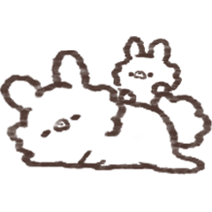 [LINEスタンプ] うさちゃん1号