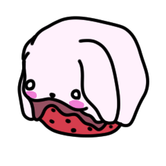 [LINEスタンプ] 甘味うさぎ