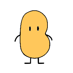 [LINEスタンプ] THE POTATO BOY "トヨテル"