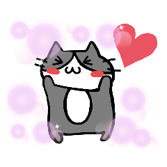 [LINEスタンプ] ハチワレさん(猫さんスタンプ)