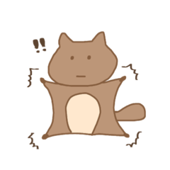 [LINEスタンプ] ムササビのムサ