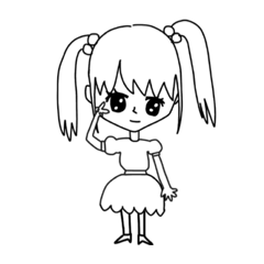 [LINEスタンプ] 小学三年生の絵