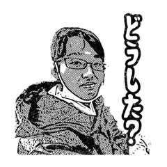 [LINEスタンプ] 漫画風「柗」スタンプ