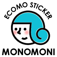 [LINEスタンプ] MONOMONI（モノモニ）エコモちゃんスタンプ