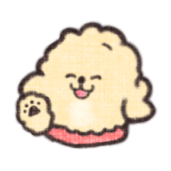 [LINEスタンプ] うちのこむぎくん！