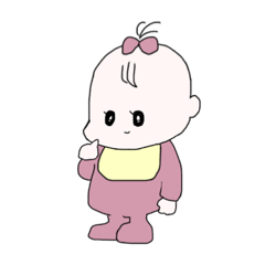 [LINEスタンプ] まだお喋りできないバブちゃん