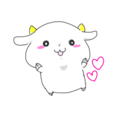 [LINEスタンプ] おちゃめなこやぎちゃん