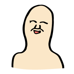 [LINEスタンプ] 無垢な人