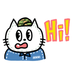 [LINEスタンプ] ねこすてっち(ストリートver.)