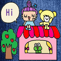 [LINEスタンプ] かわいい英語スタンプ80