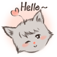 [LINEスタンプ] 可愛いくて素敵な猫の感情！