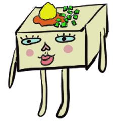 [LINEスタンプ] すごいぞ！とうふくん