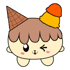 [LINEスタンプ] アイスちゃんの日常ごあいさつ
