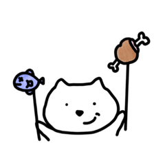 [LINEスタンプ] シロねこくんのスタンプ