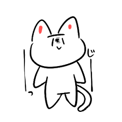 [LINEスタンプ] 怒ってるようで怒ってないネコ