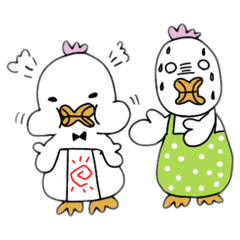 [LINEスタンプ] あちゃんとあーちゃん