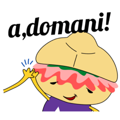 [LINEスタンプ] ランプレドットの妖精 イタリア語.ver