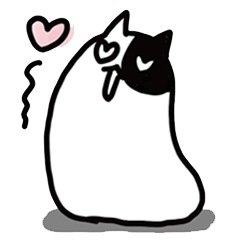 [LINEスタンプ] かわいい とろけネコ