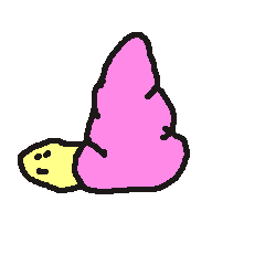 [LINEスタンプ] ピンクの巻貝