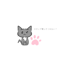 [LINEスタンプ] 猫のむーちゃんです