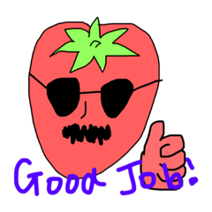 [LINEスタンプ] happy veges and fruits