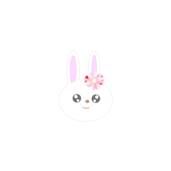 [LINEスタンプ] うさぎのうささぎちゃん♪